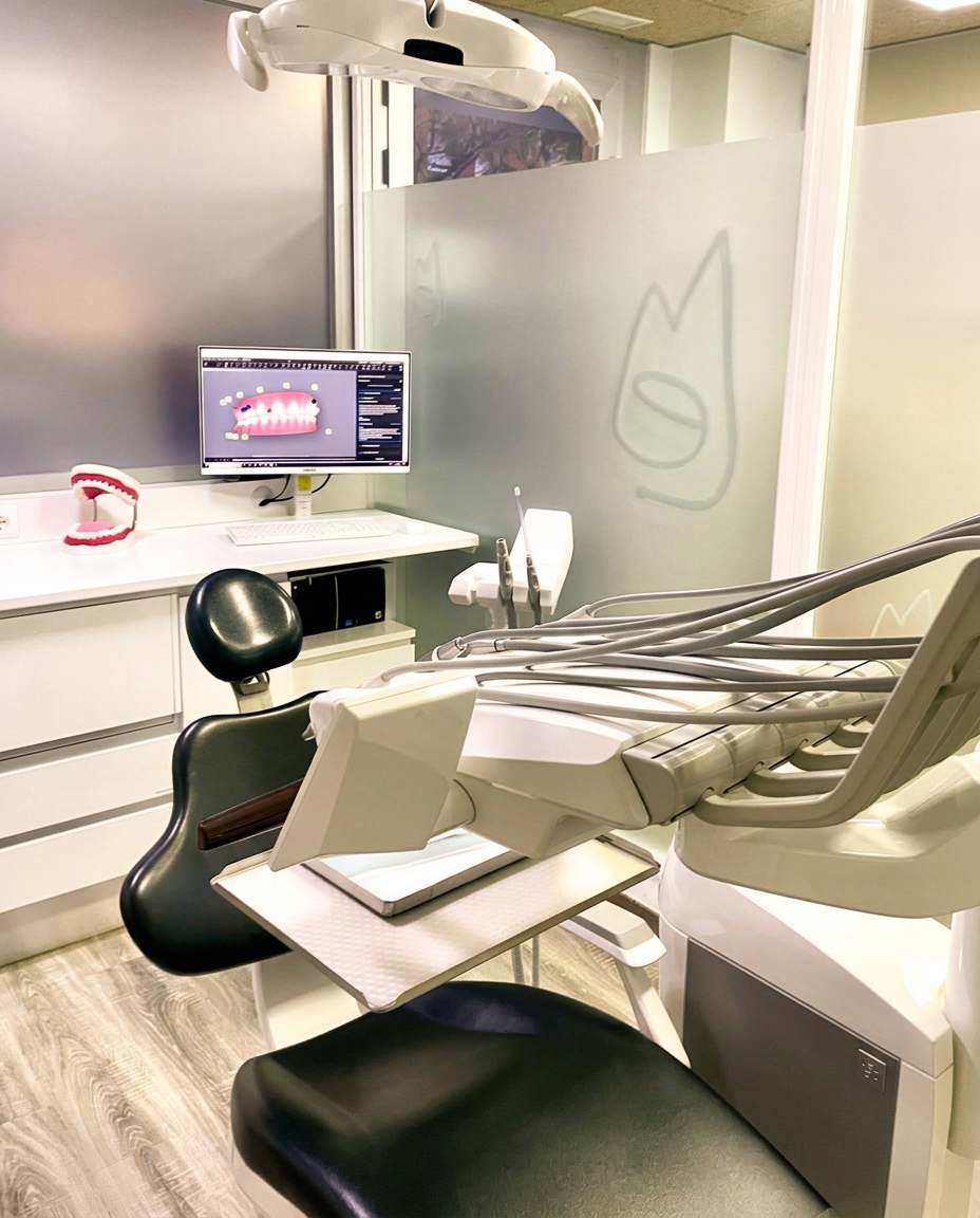 Gabinete dental de la clínica Eumaden